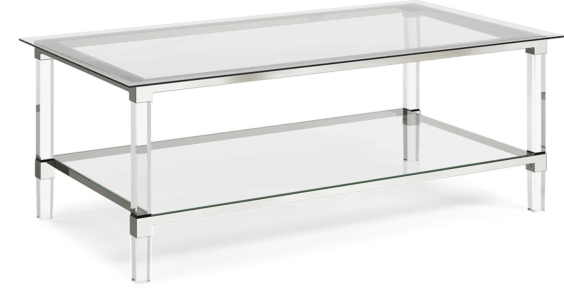 Varna Silver Rectangle Cocktail Table - Image 1