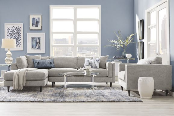 Varna Silver Round Cocktail Table