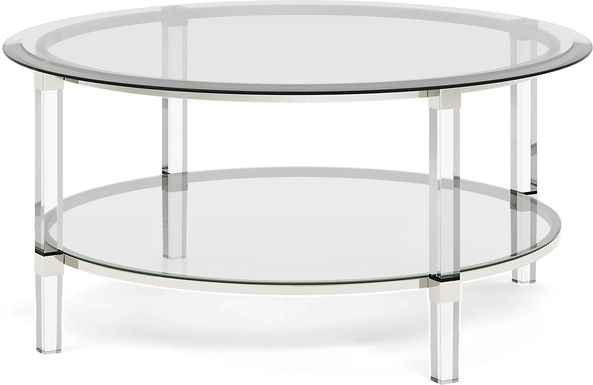 Varna Silver Round Cocktail Table