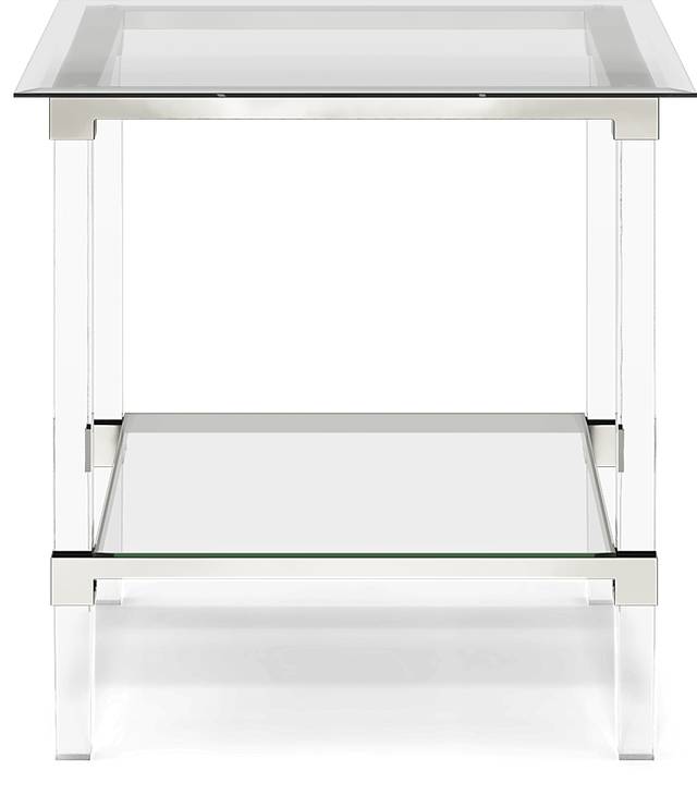 Varna Silver Square End Table - Thumbnail - Image 2