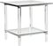 Varna Silver Square End Table