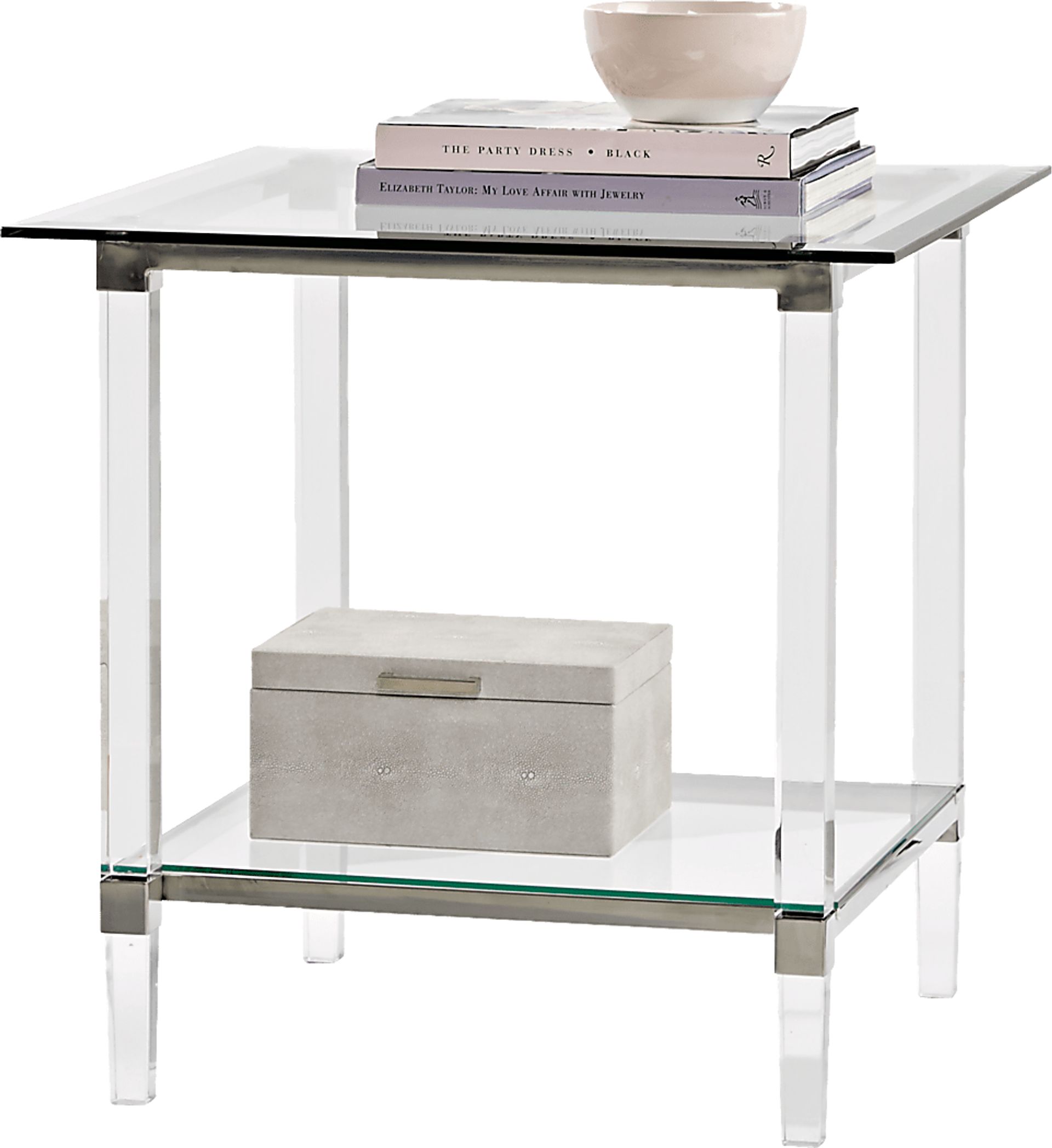 Varna Silver Square End Table - Image 2