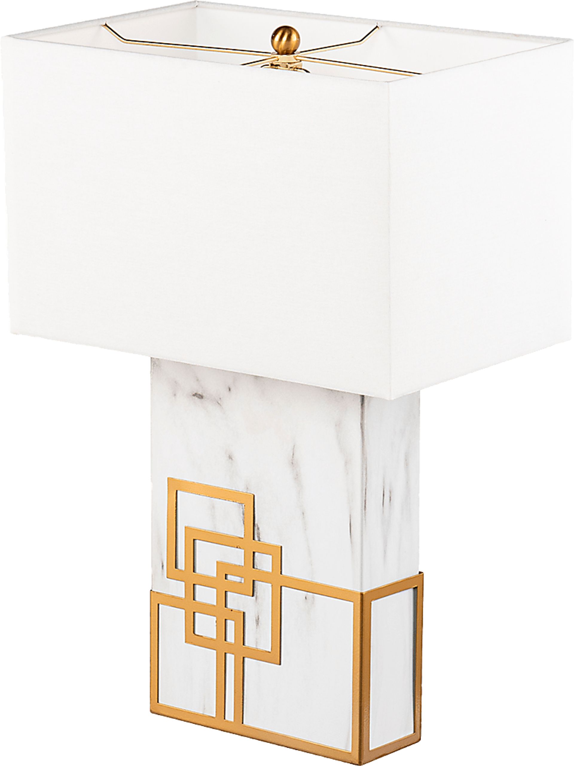 Varnell White Table Lamp - Image 2