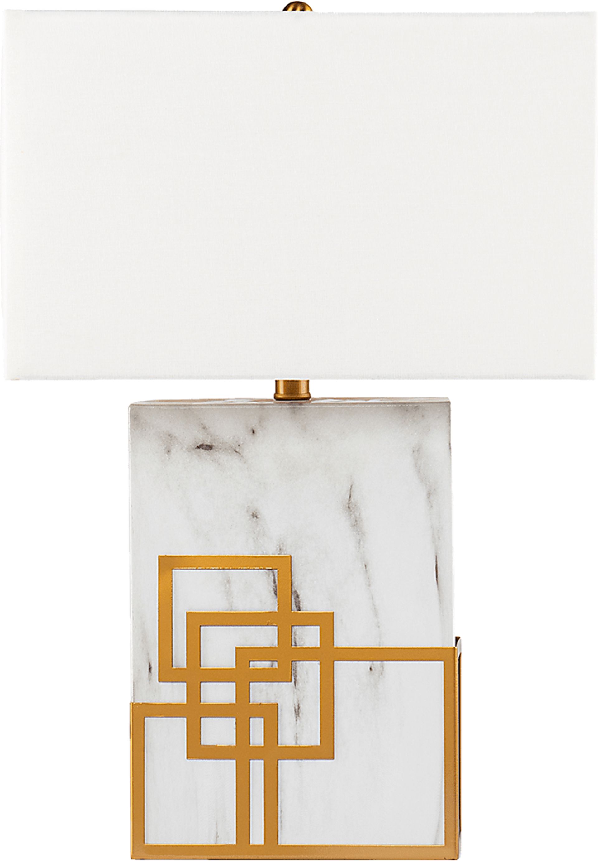 Varnell White Table Lamp - Image 1