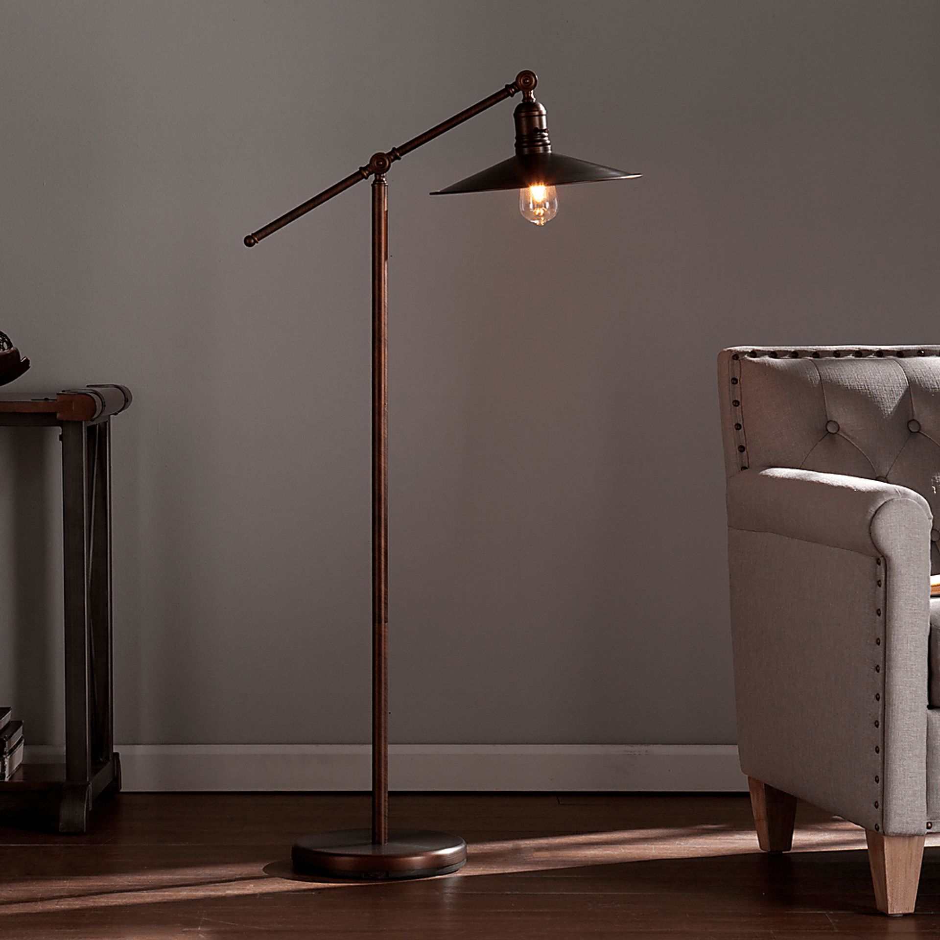 Varney Bronze Floor Lamp - Image 2