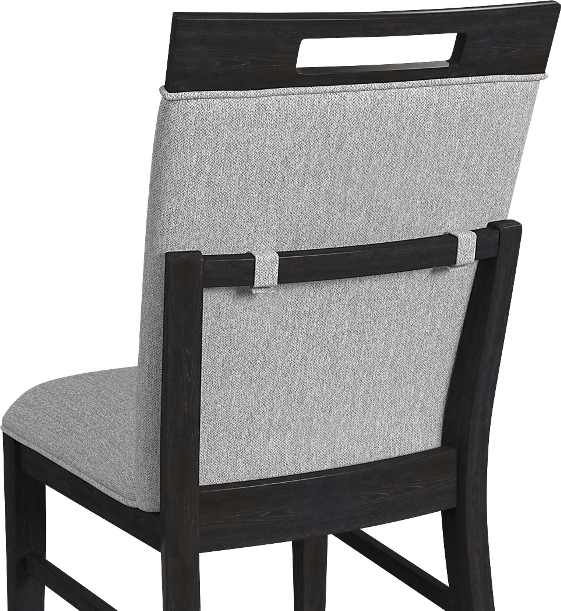 Varos Gray Side Chair, Set of 2 - Image 7