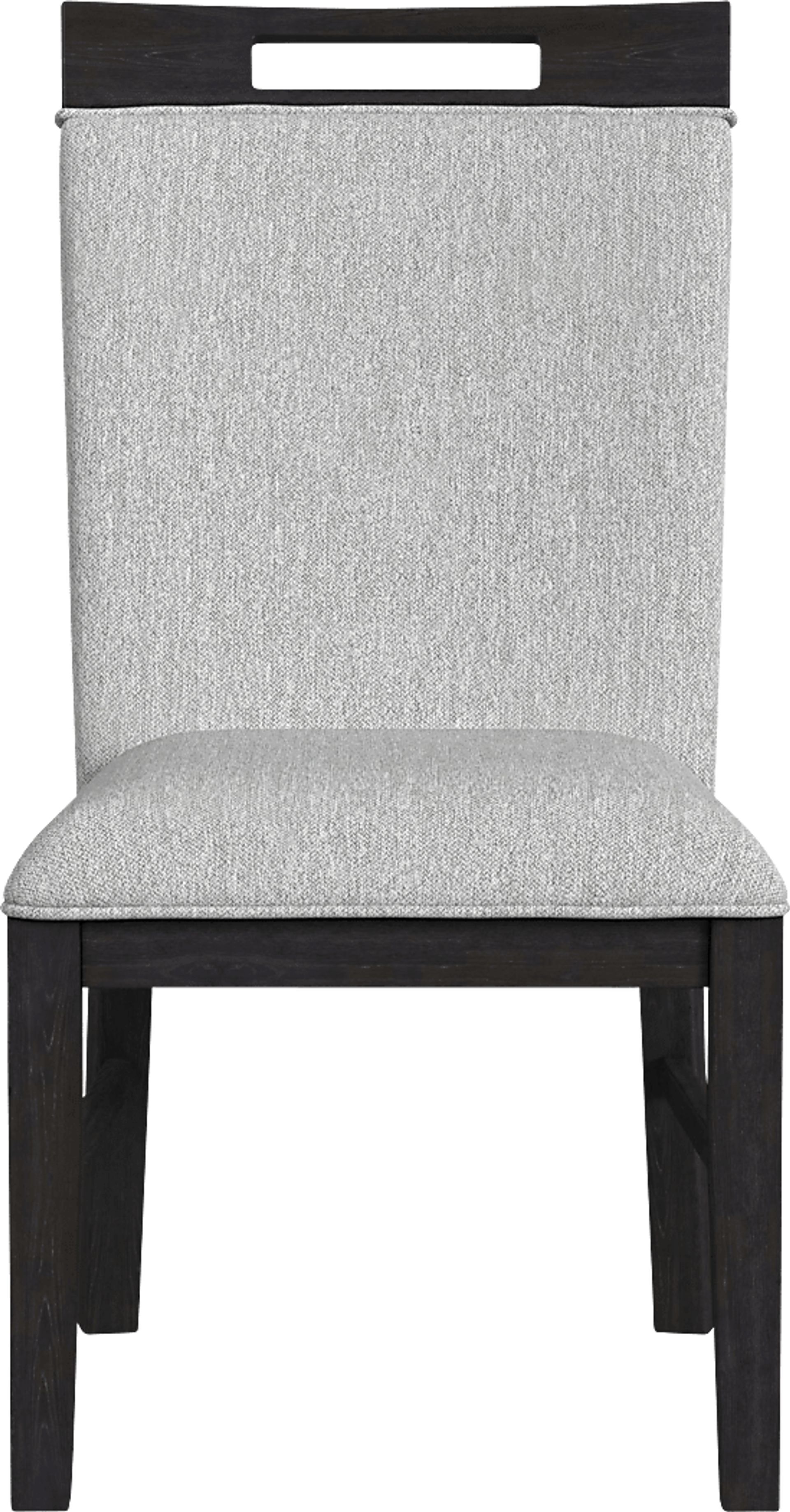 Varos Gray Side Chair, Set of 2 - Image 10