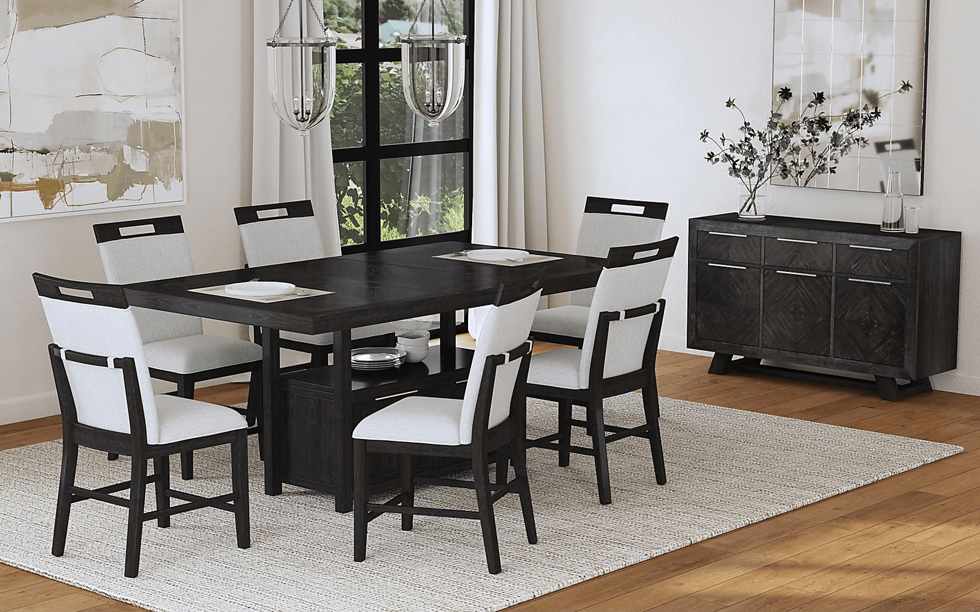 Varos Gray Side Chair - Image 4