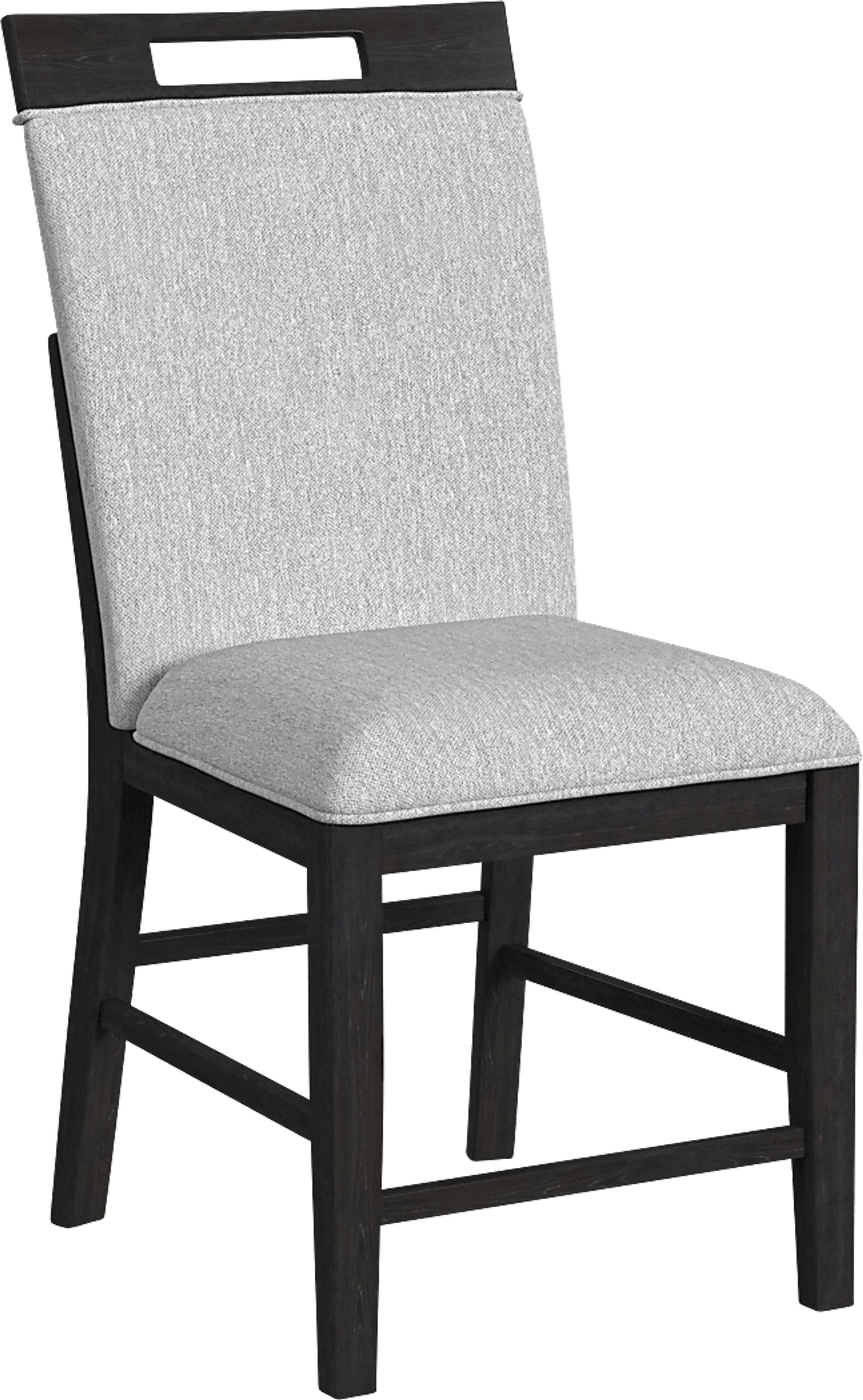 Varos Gray Side Chair - Image 1