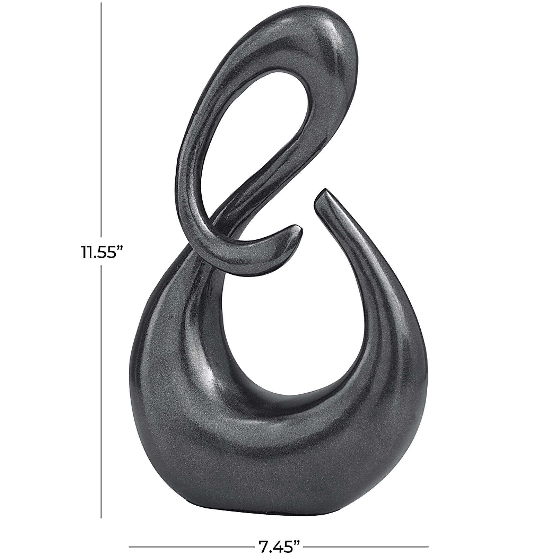 Varsem Dark Gray Sculpture - Image 7
