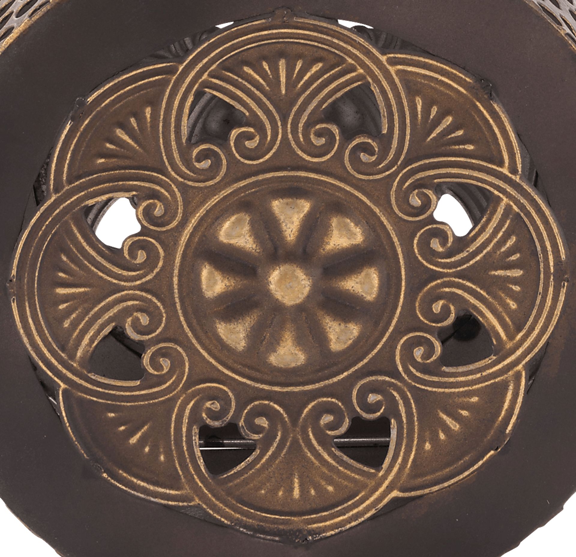Varsha Black and Gold Small Outdoor Lantern - Image 4