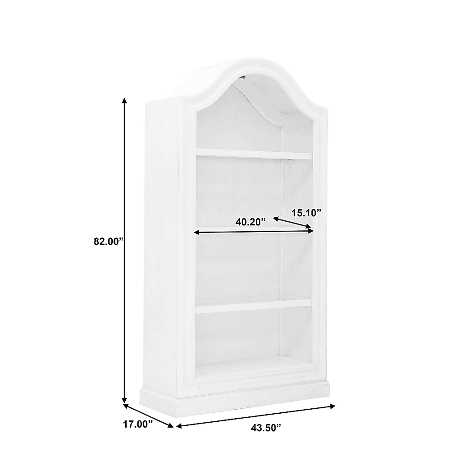 Varsovie White Bookcase - Image 7
