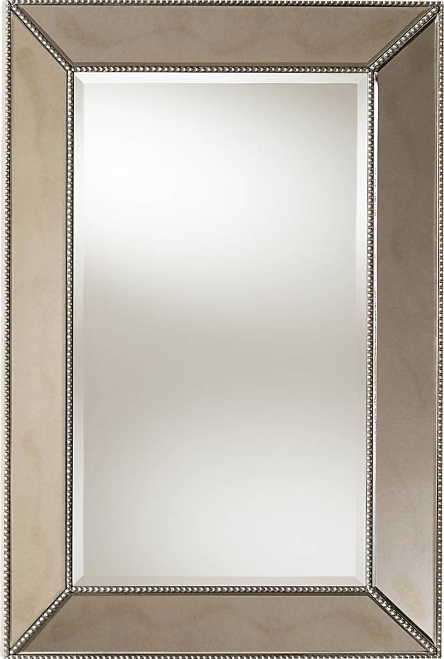 Vasilla Silver Mirror - Thumbnail - Image 1