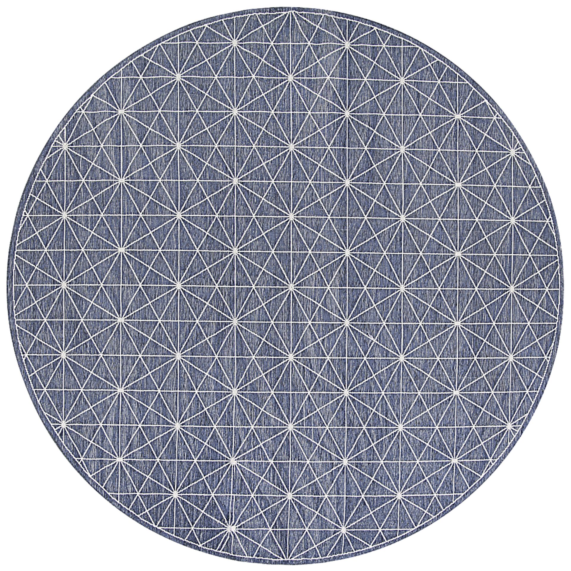 Vast Galaxy Ink 7'10 Round Indoor/Outdoor Rug - Image 1