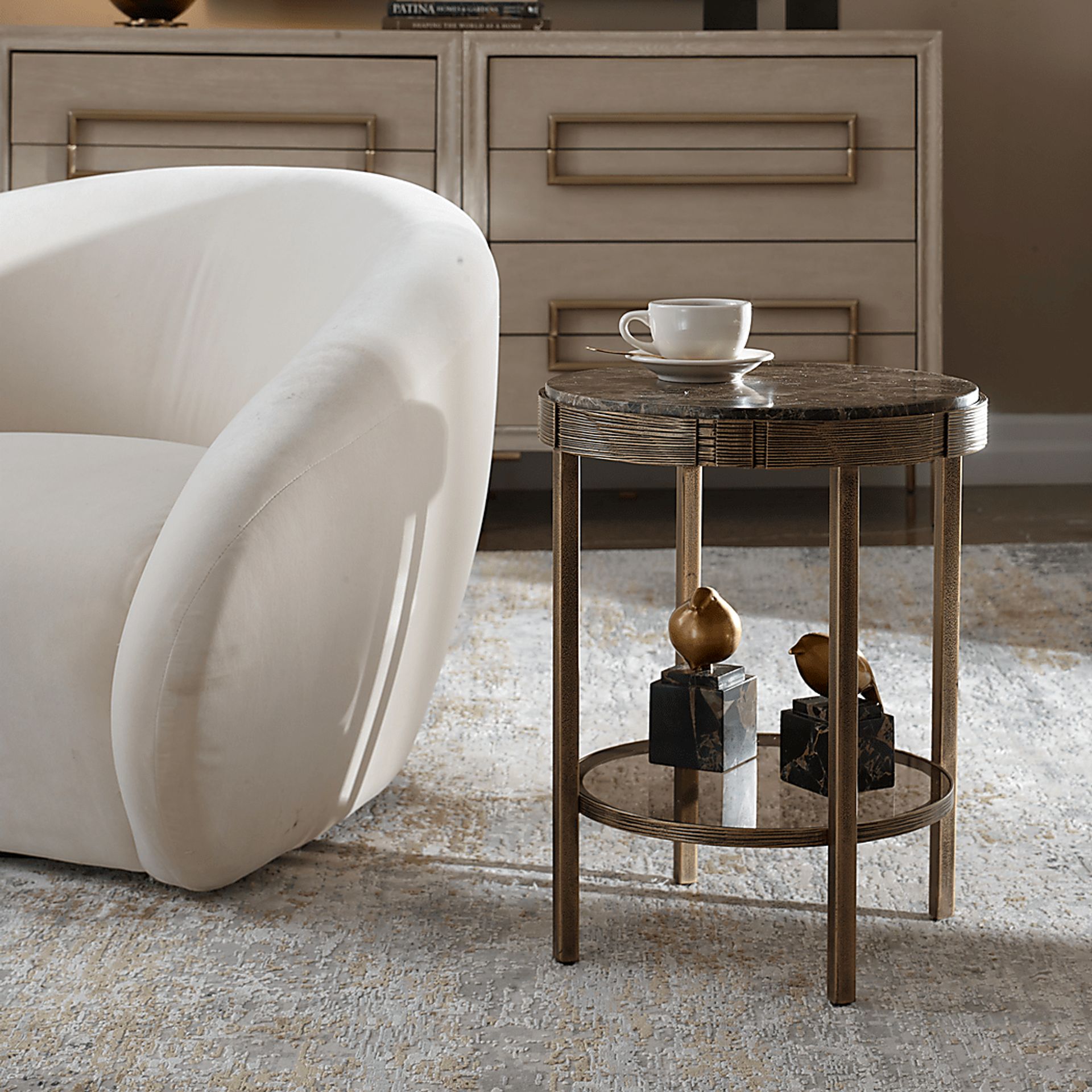 Vaten Brown Accent Table - Image 2