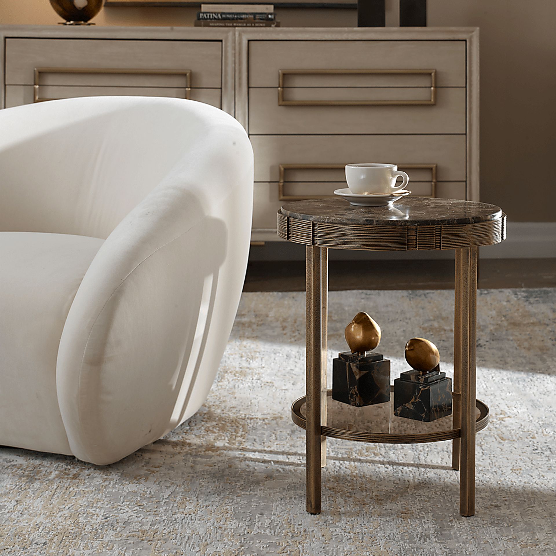 Vaten Brown Accent Table - Image 3