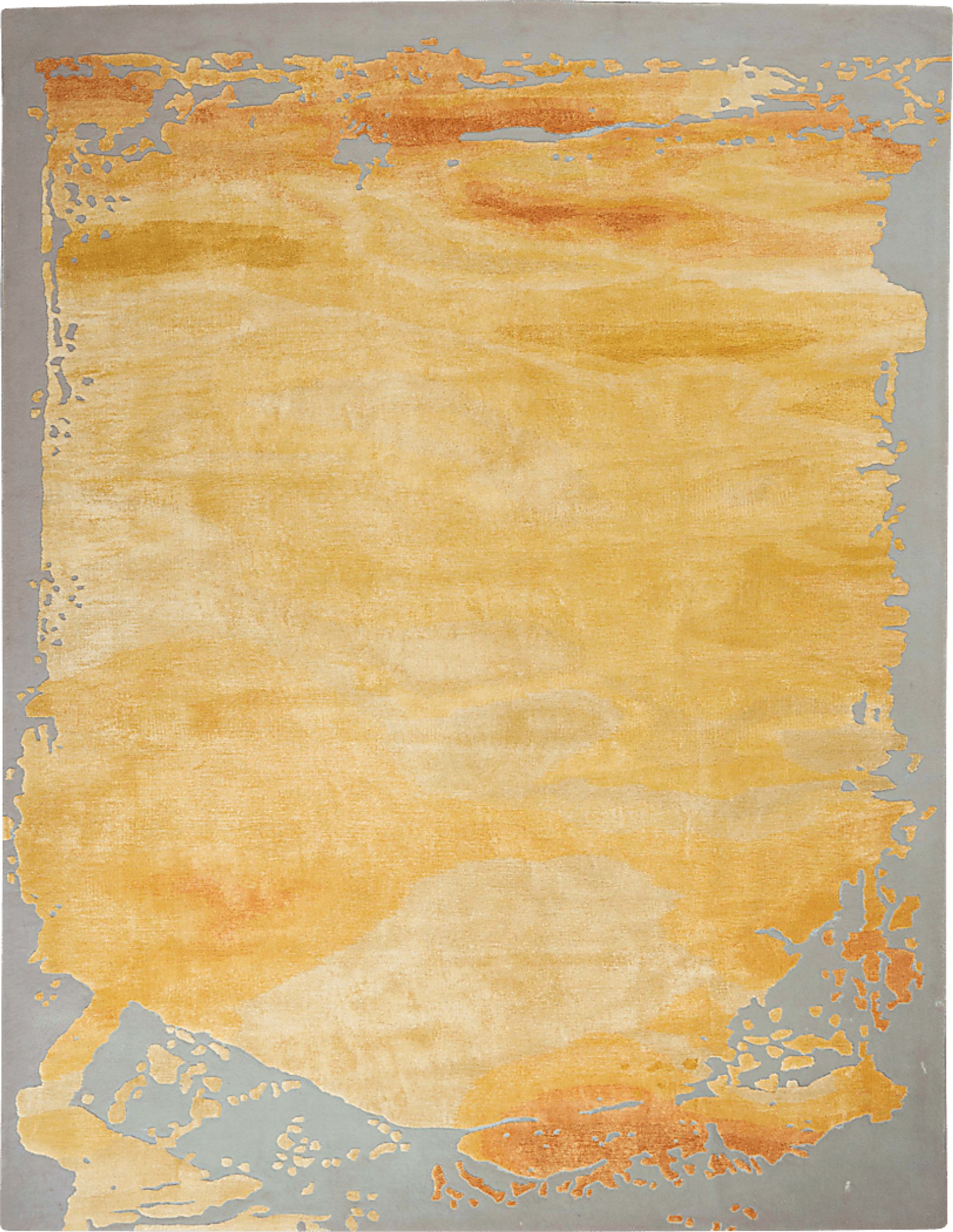 Vawix Gray/Gold 7'9 x 9'9 Rug - Image 1