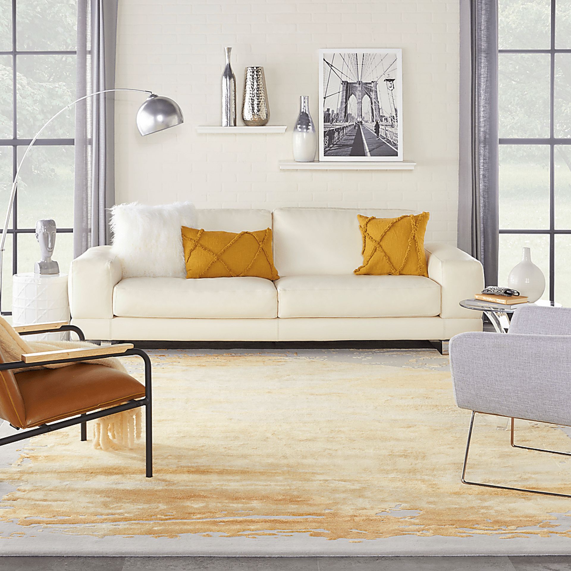 Vawix Gray/Gold 8'6 x 11'6 Rug - Image 7
