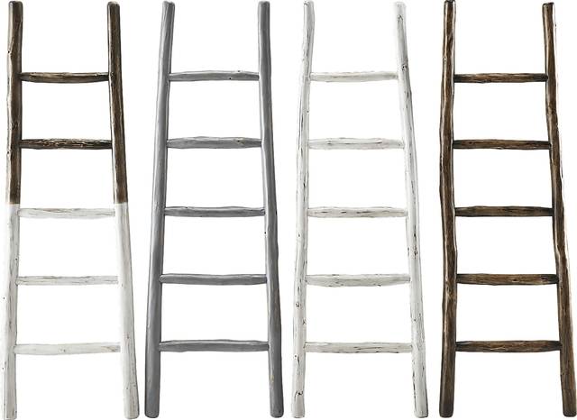 Vawter Linen Decorative Ladder - Thumbnail - Image 4