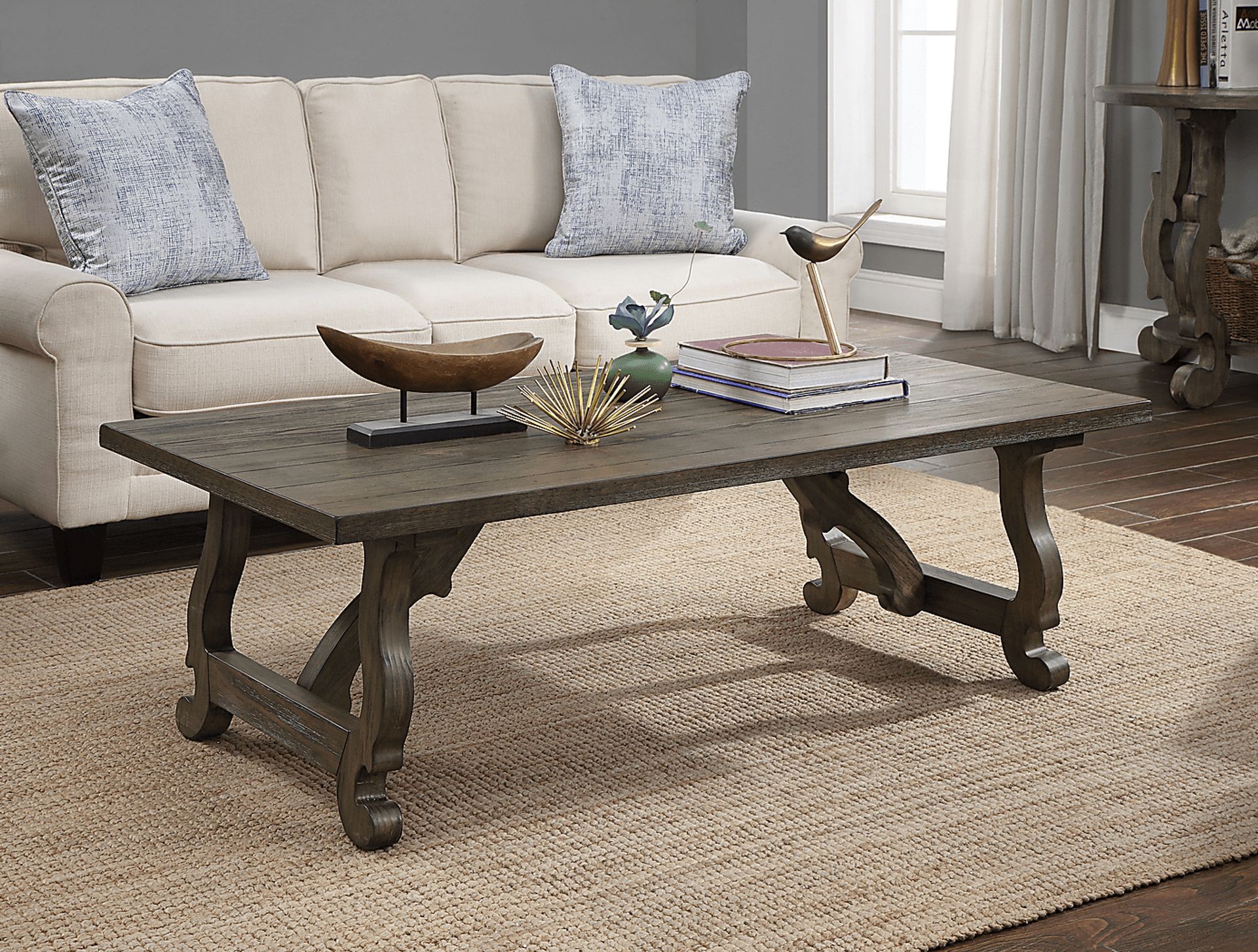 Vayview Brown Cocktail Table - Image 3