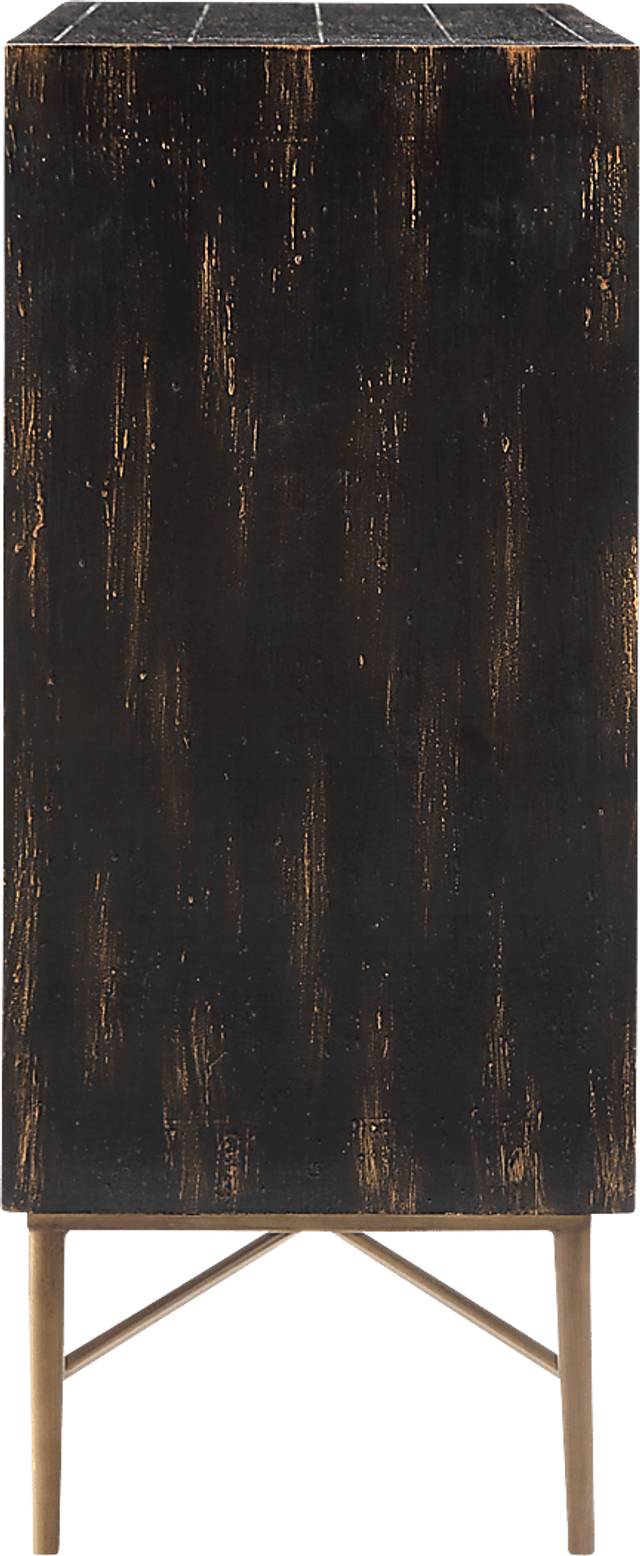 Veazey Black Accent Cabinet - Thumbnail - Image 3