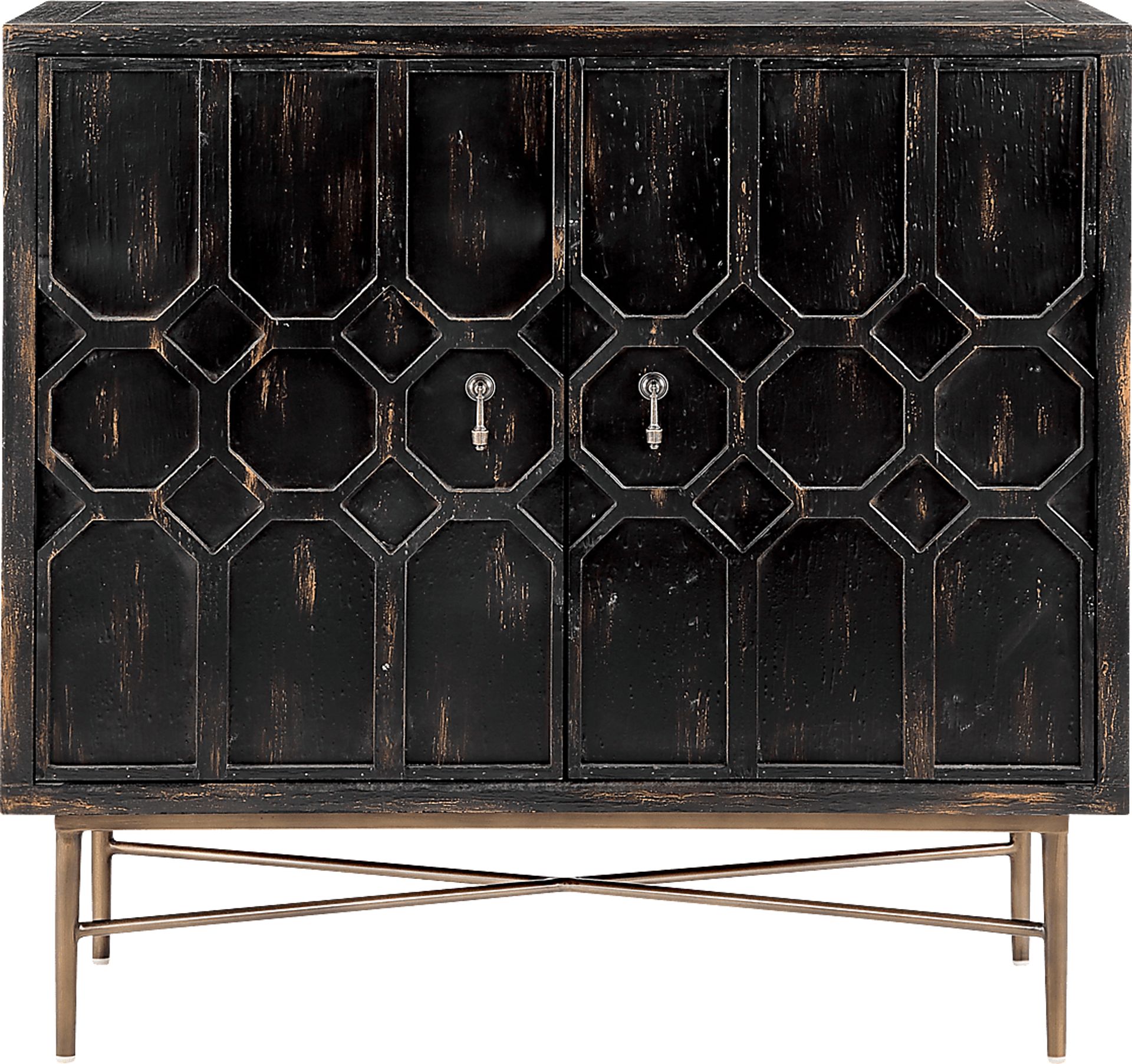 Veazey Black Accent Cabinet - Image 5