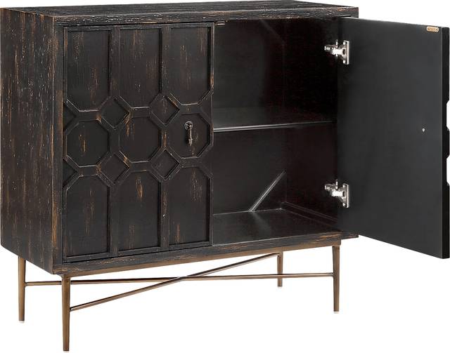 Veazey Black Accent Cabinet - Thumbnail - Image 6