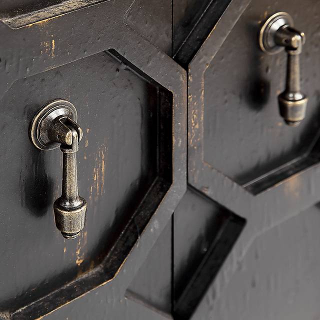 Veazey Black Accent Cabinet - Thumbnail - Image 7