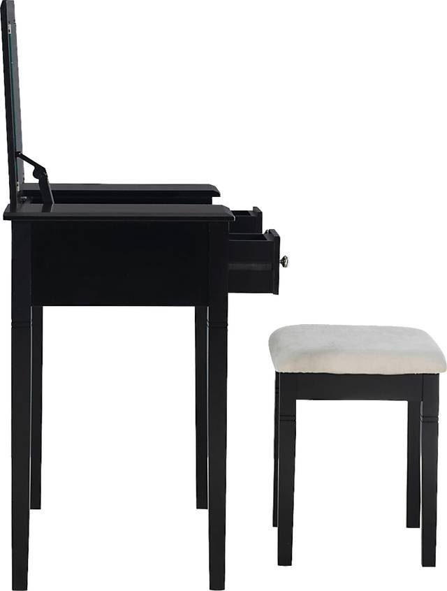 Veazey Black Vanity Set - Thumbnail - Image 13