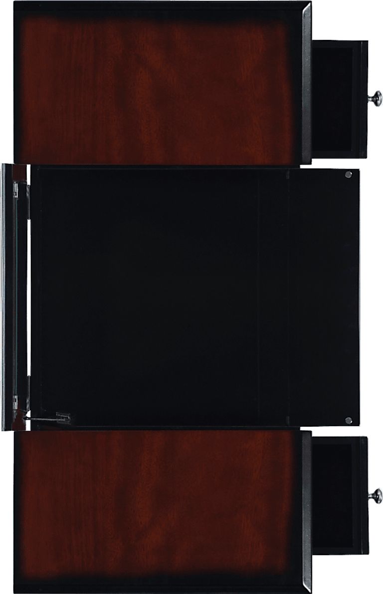 Veazey Black Vanity Set