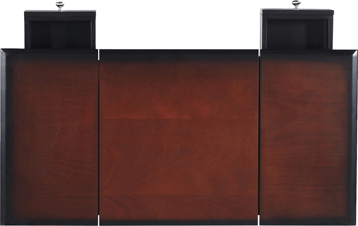 Veazey Black Vanity Set