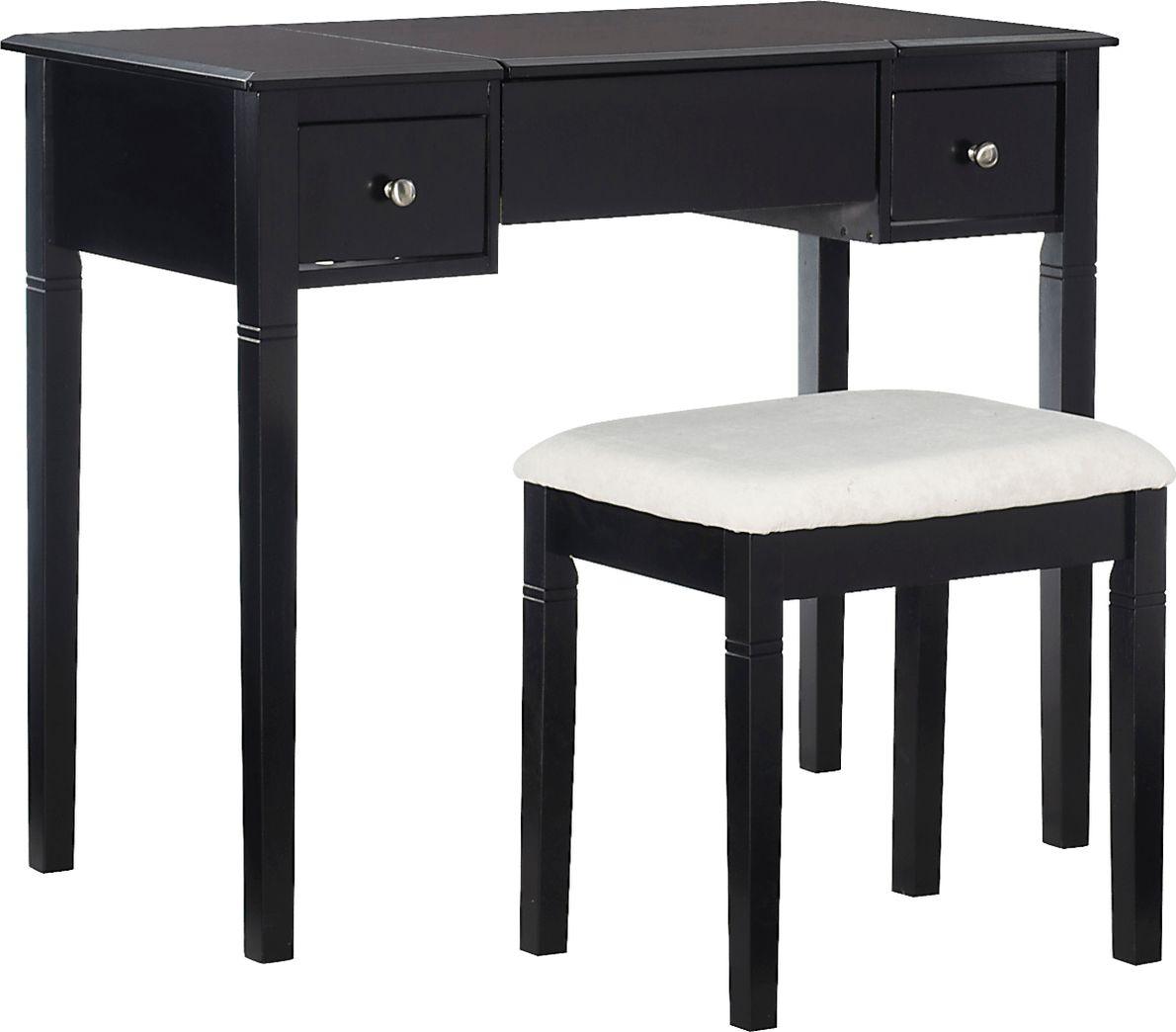 Veazey Black Black,Colors Vanity Rooms To Go