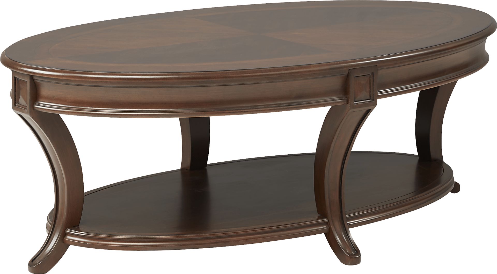 Veckerton Brown Cherry Cocktail Table - Image 2