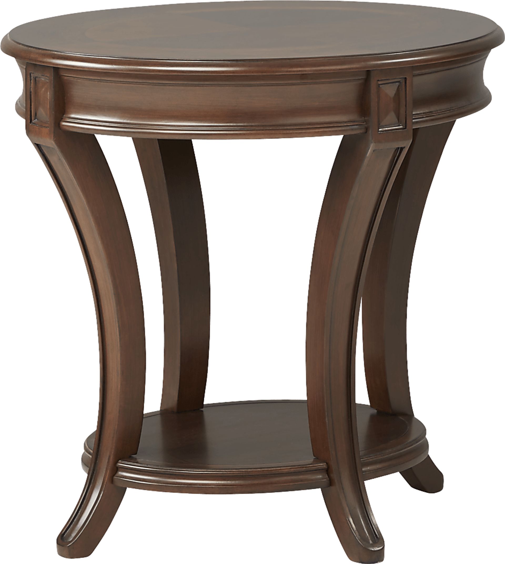 Veckerton Brown Cherry End Table - Image 2