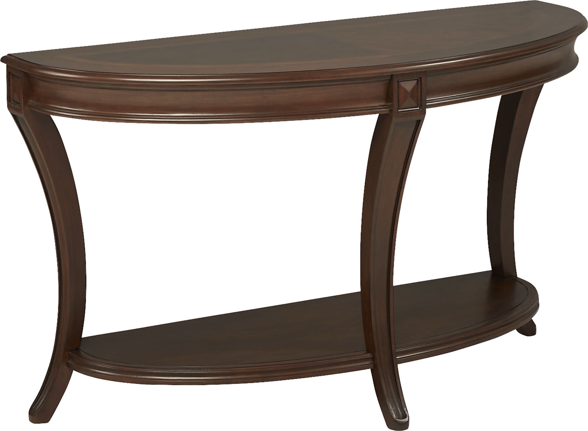 Veckerton Brown Cherry Sofa Table - Image 3
