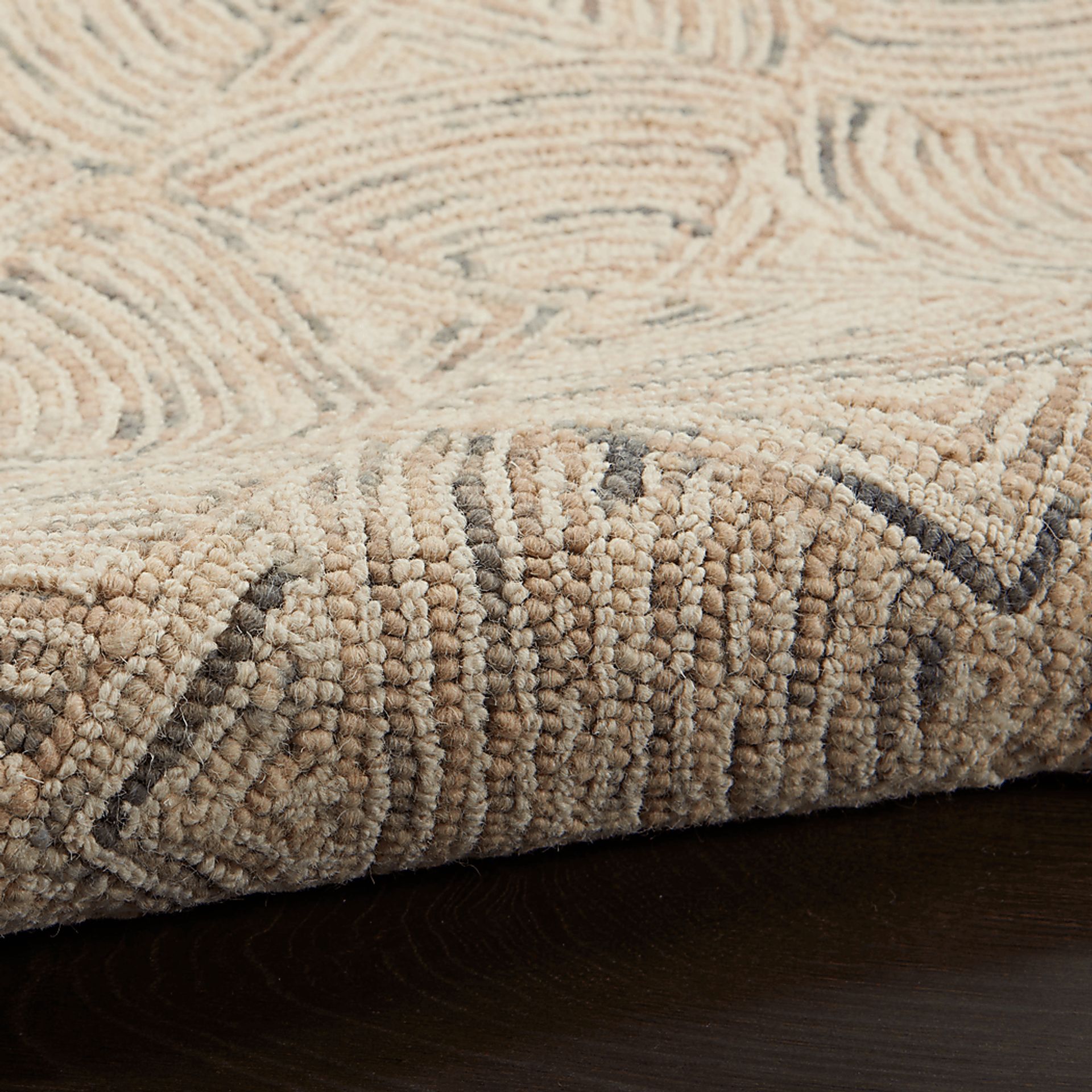 Vector Hills Beige 5' x 7'6 Rug - Image 3