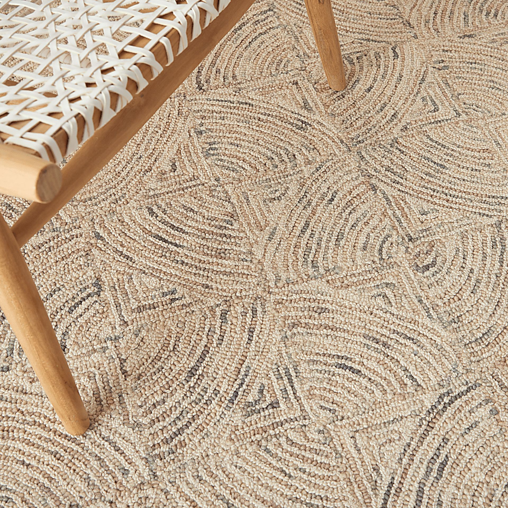 Vector Hills Beige 5' x 7'6 Rug - Image 6