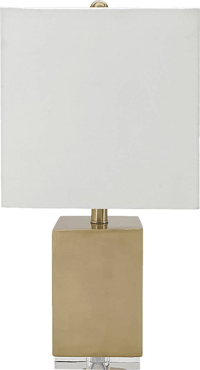 Veda Bend Gold Lamp - Thumbnail - Image 1