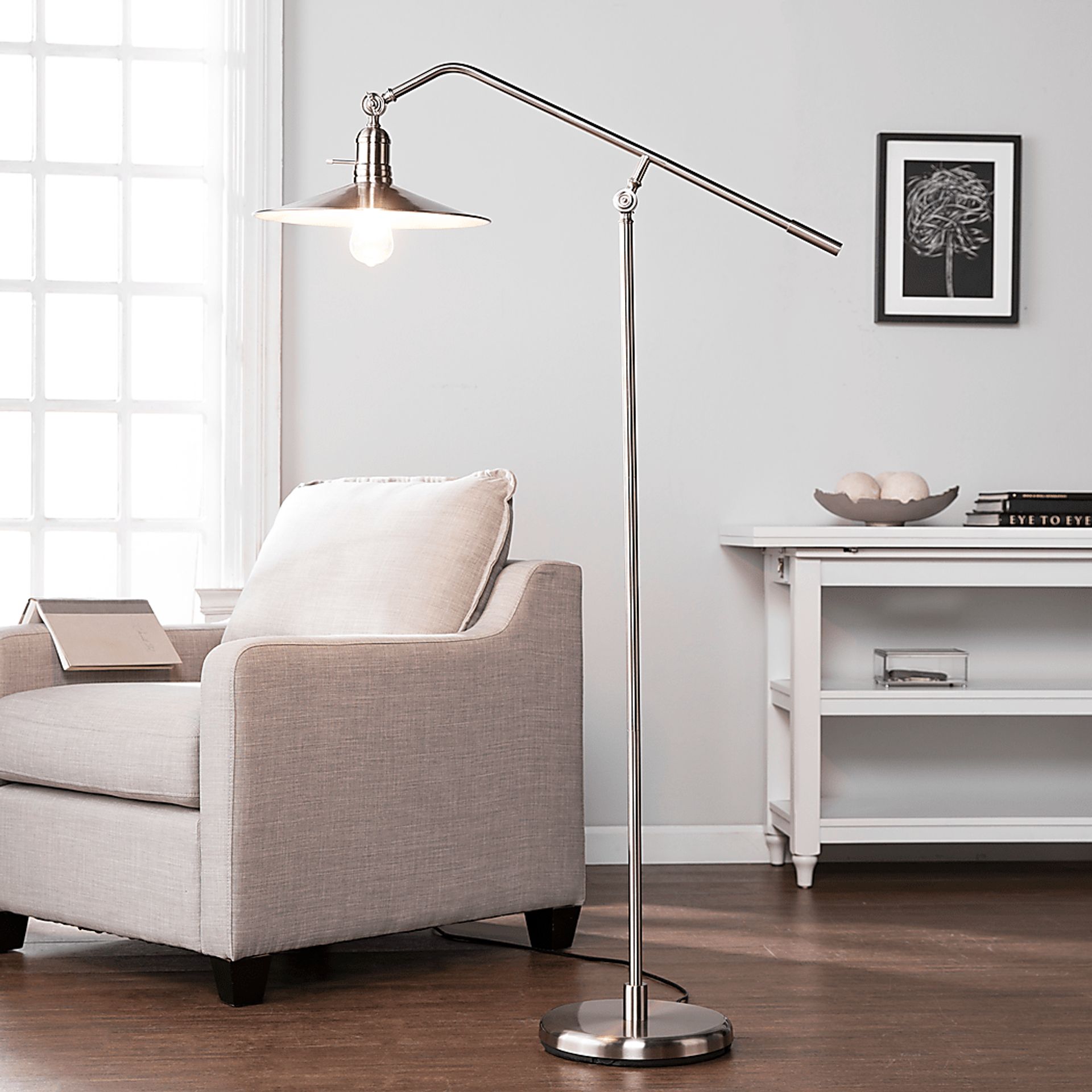 Veestige Gray Floor Lamp - Image 2