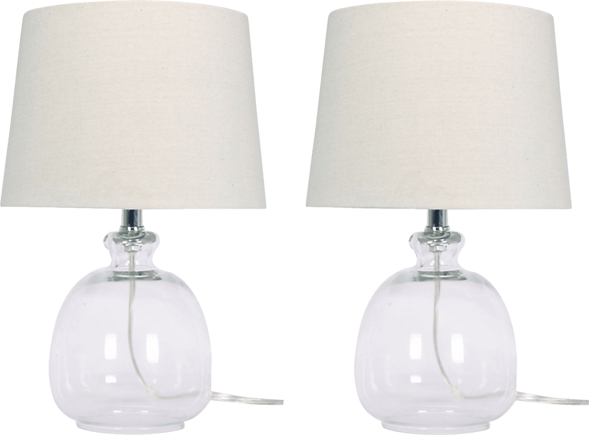 Vega Moor Clear Lamp Set of 2 - Image 1