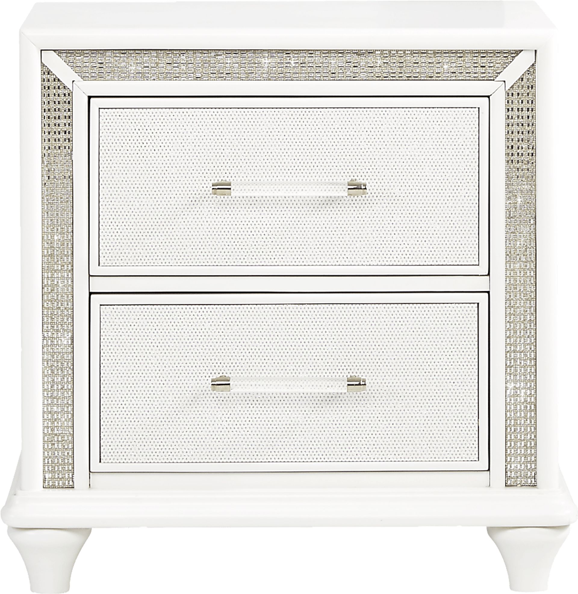 Vegas White Nightstand - Image 1
