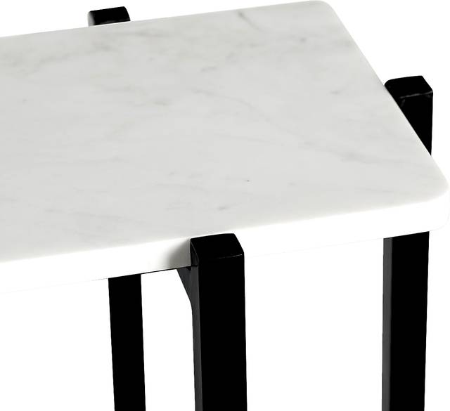 Veilleux White Console Table - Thumbnail - Image 4