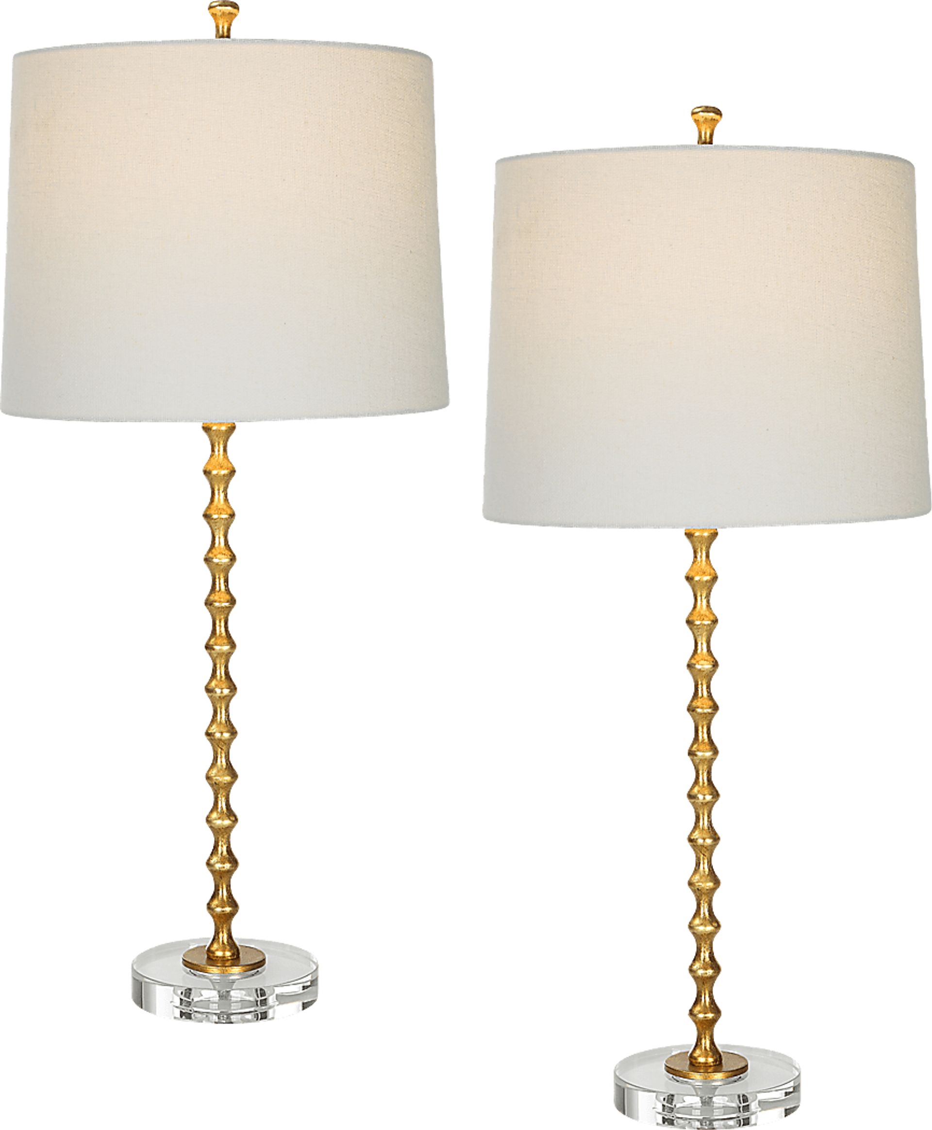 Velarde Way Gold Table Lamps, Set of 2 - Image 5