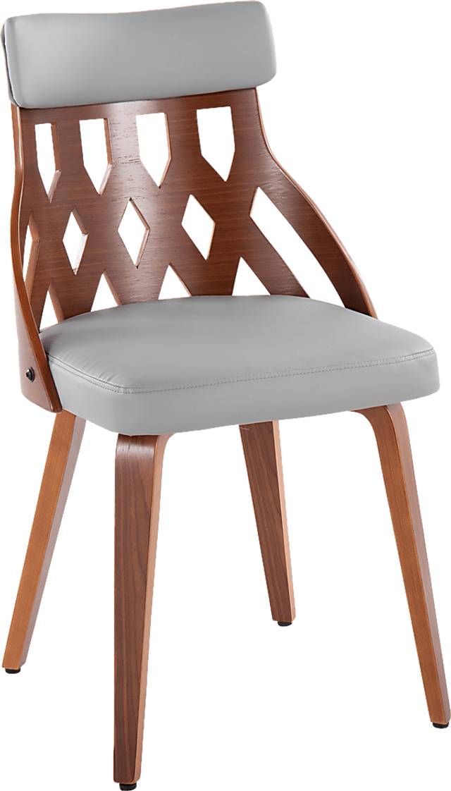 Velie Gray Dining Chair, Set of 2 - Thumbnail - Image 2