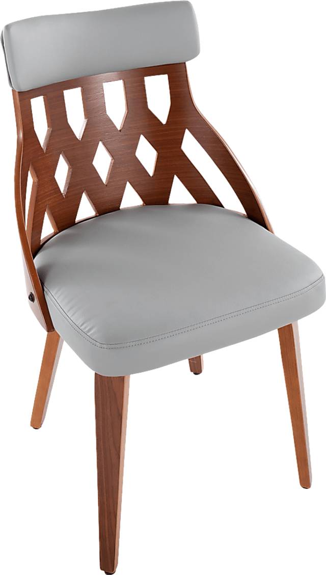 Velie Gray Dining Chair, Set of 2 - Thumbnail - Image 6