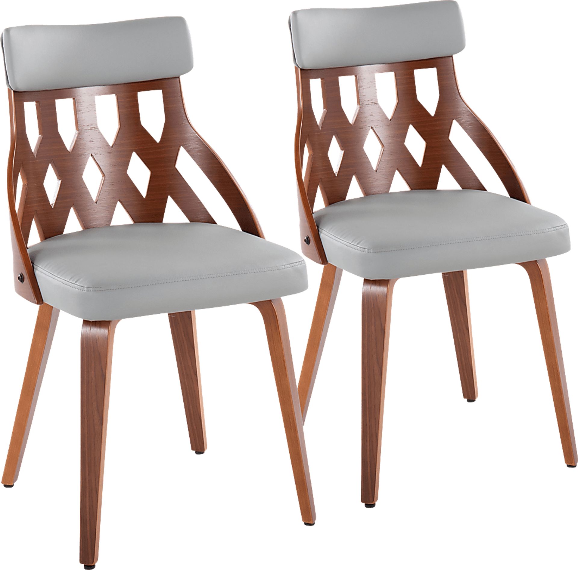 Velie Gray Dining Chair, Set of 2 - Image 1