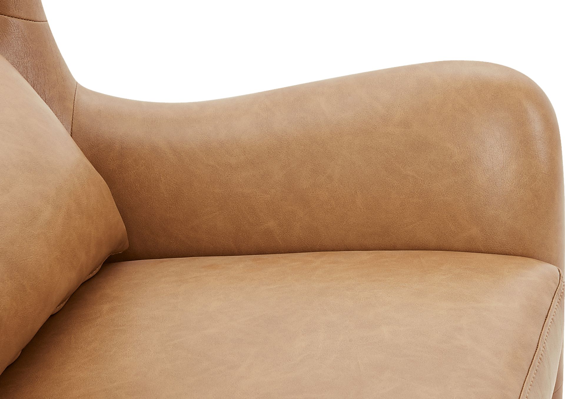 Velina Camel Swivel Chair - Image 7