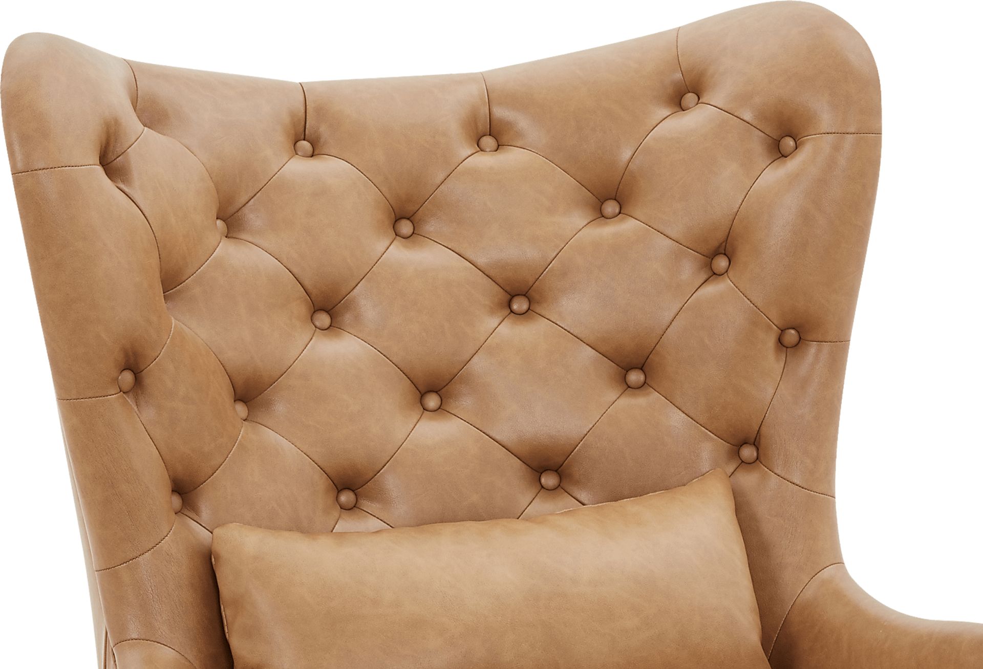 Velina Camel Swivel Chair - Image 4