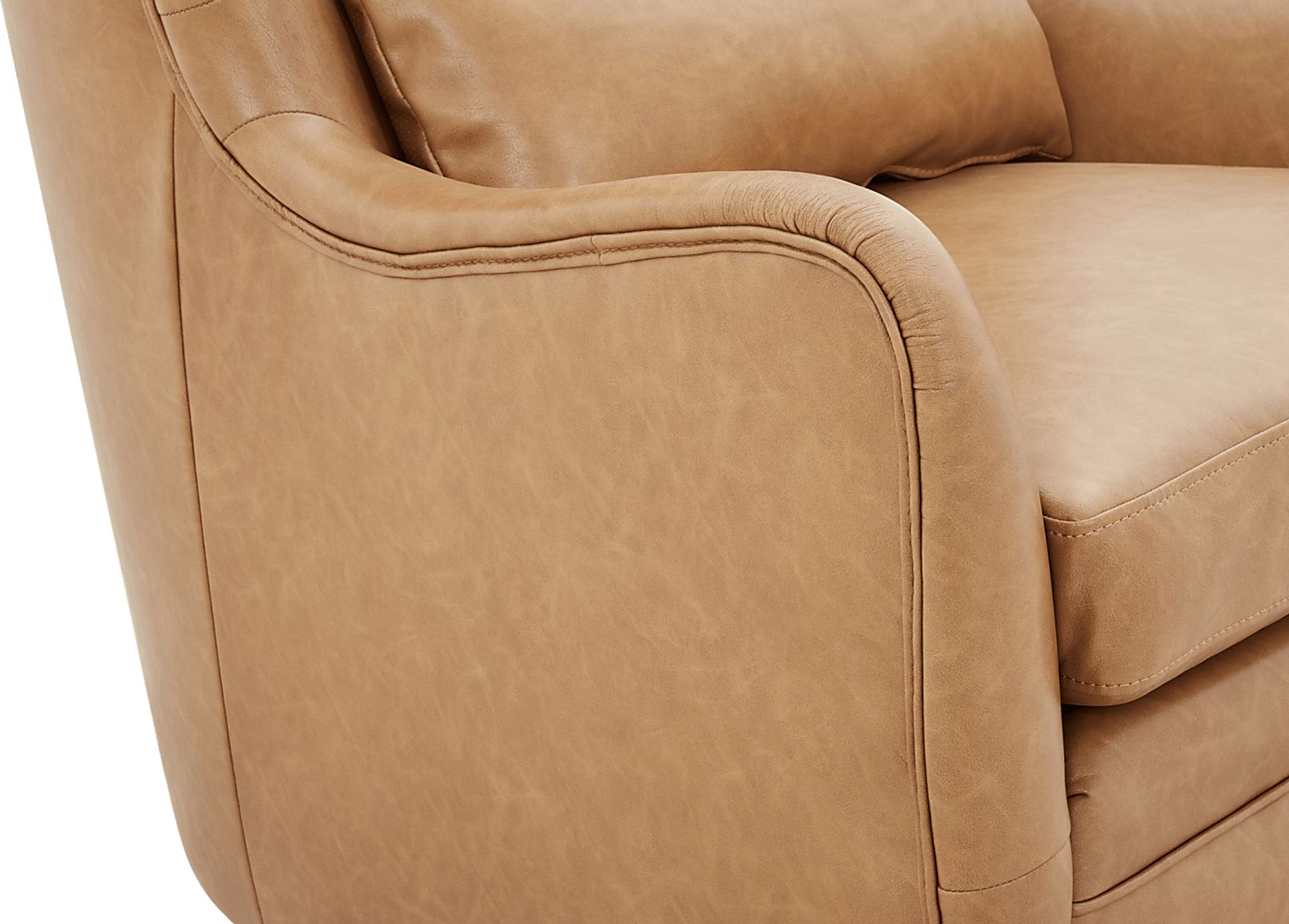Velina Camel Swivel Chair - Image 5