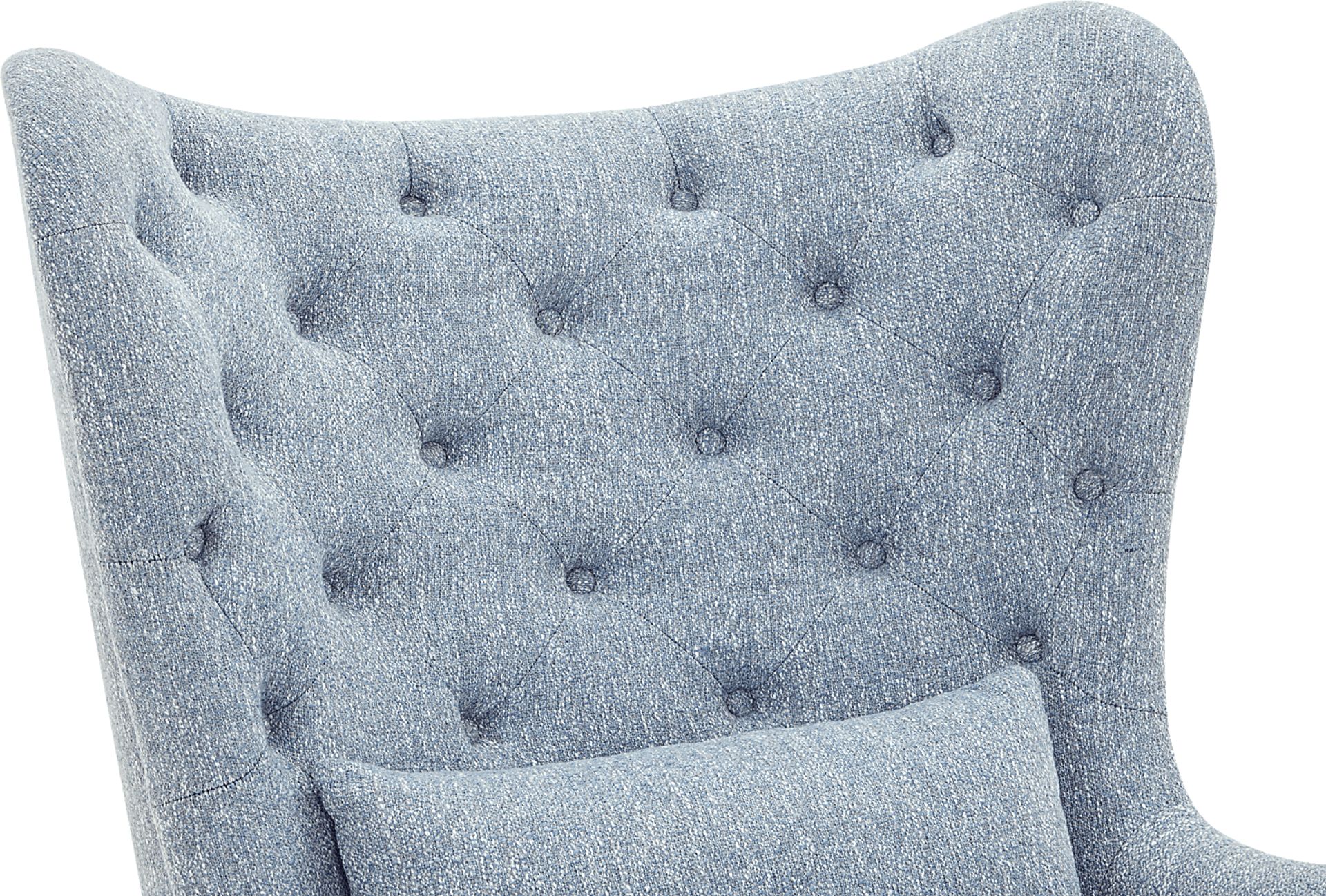 Velina Sky Swivel Chair - Image 4